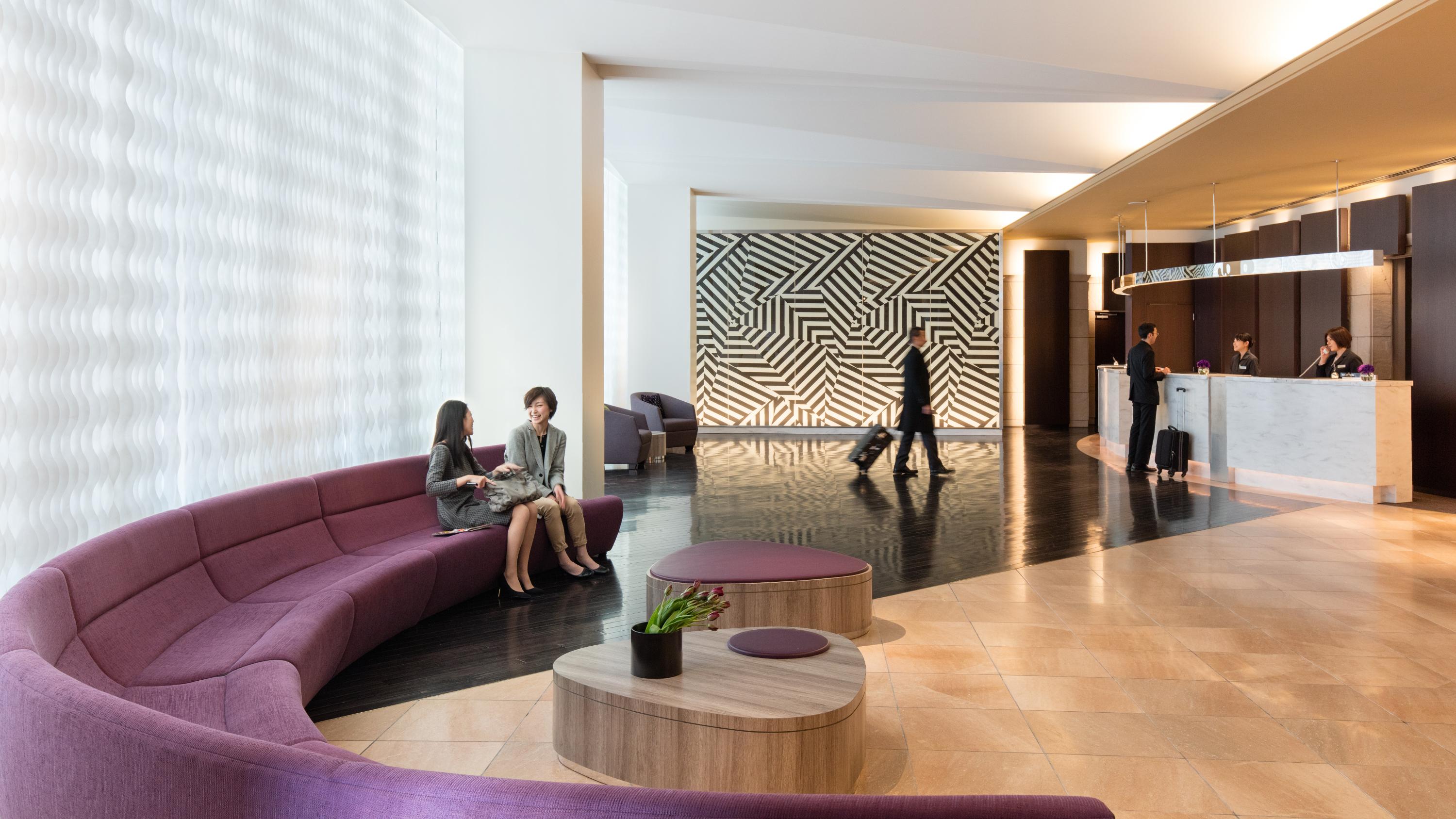 Hotel Courtyard By Marriott Shin-Osaka Station Exterior foto The lobby of the hotel
